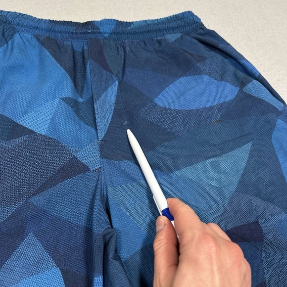Lululemon Pace Breaker Shorts Mens Medium Blue Camo Unlined Athletic Performance - Picture 4 of 15
